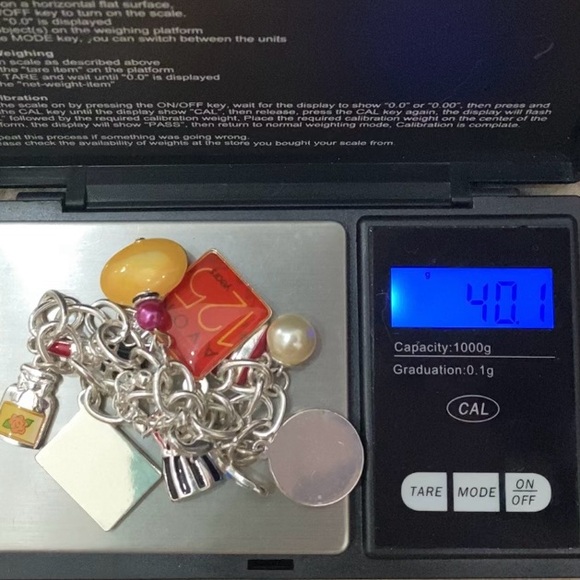 2011 AVON 125th Anniversary Enameled 12-Charm Bracelet 40.1g - Picture 11 of 16